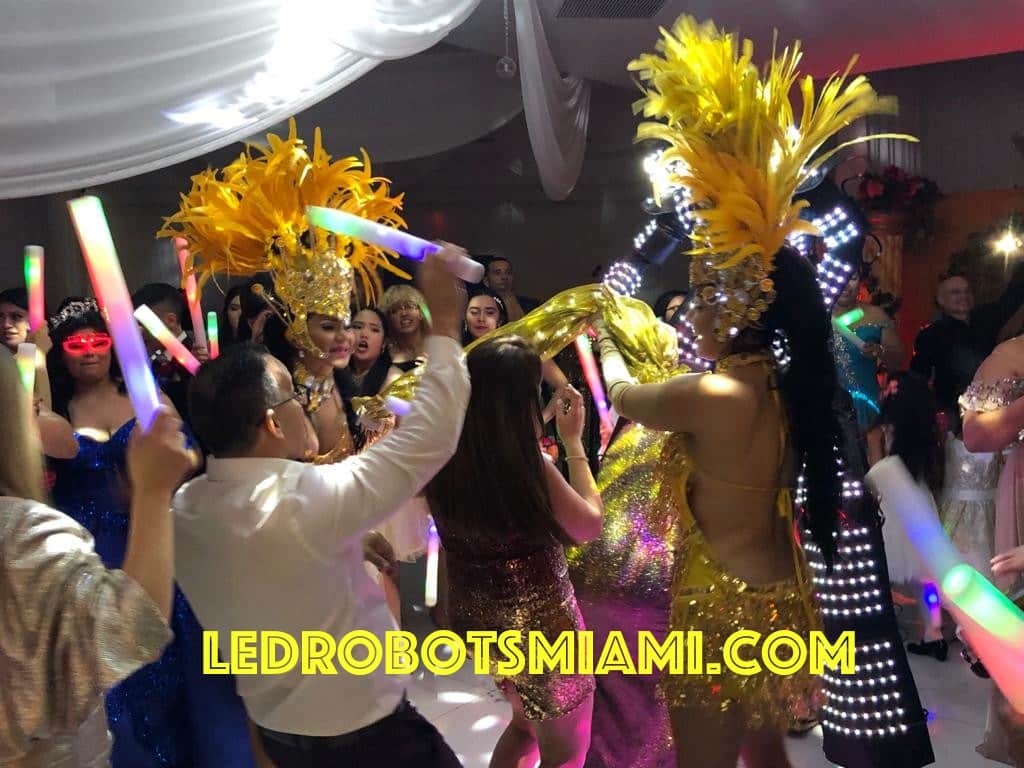 Led Robot Miami Robots Hora Loca Dancers 5