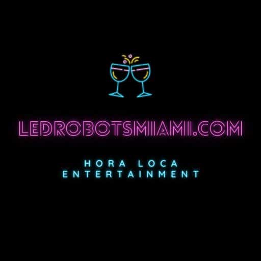 cropped hora loca entertainment led robots miami