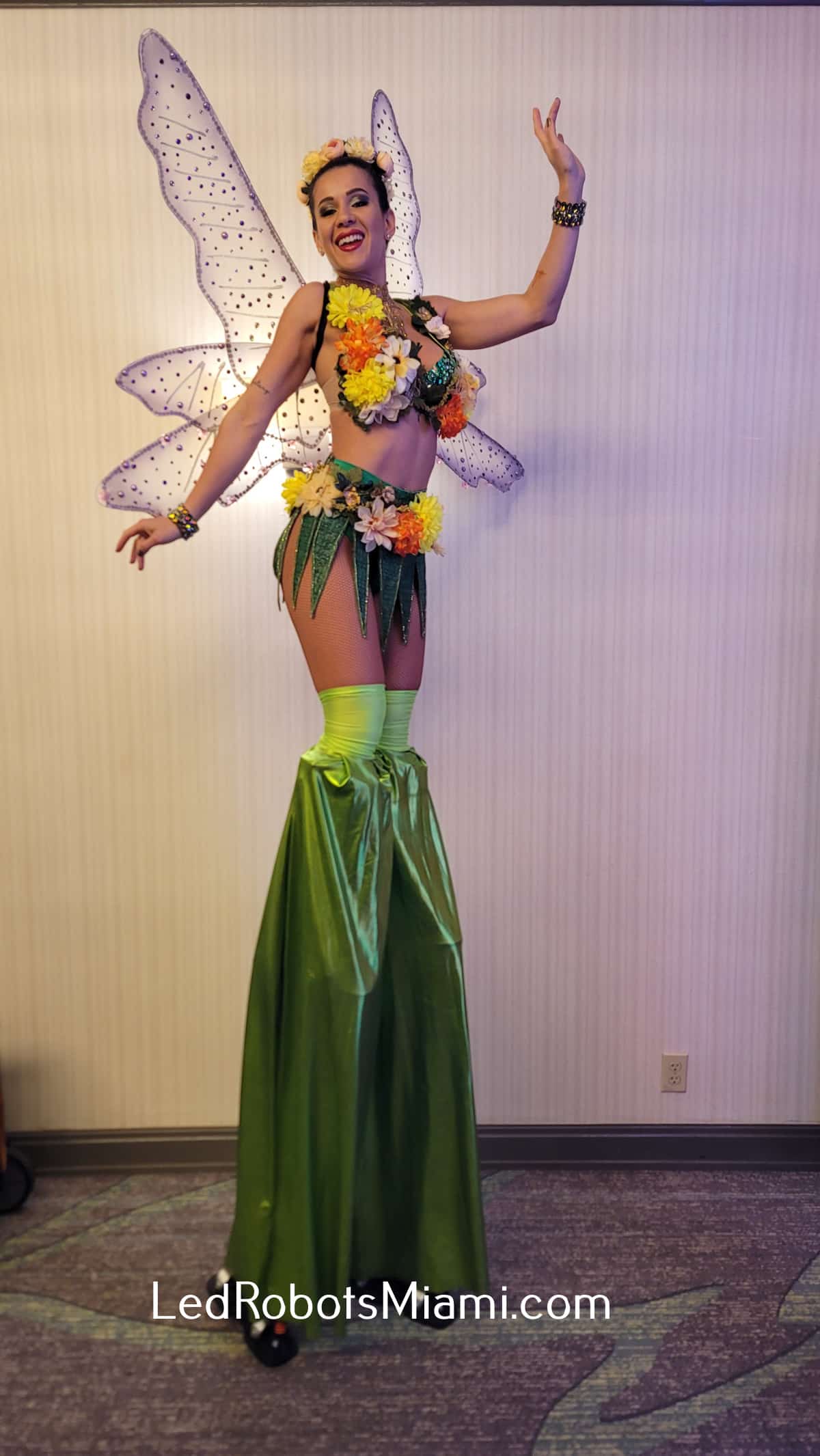 Stilted Butterfly Performer